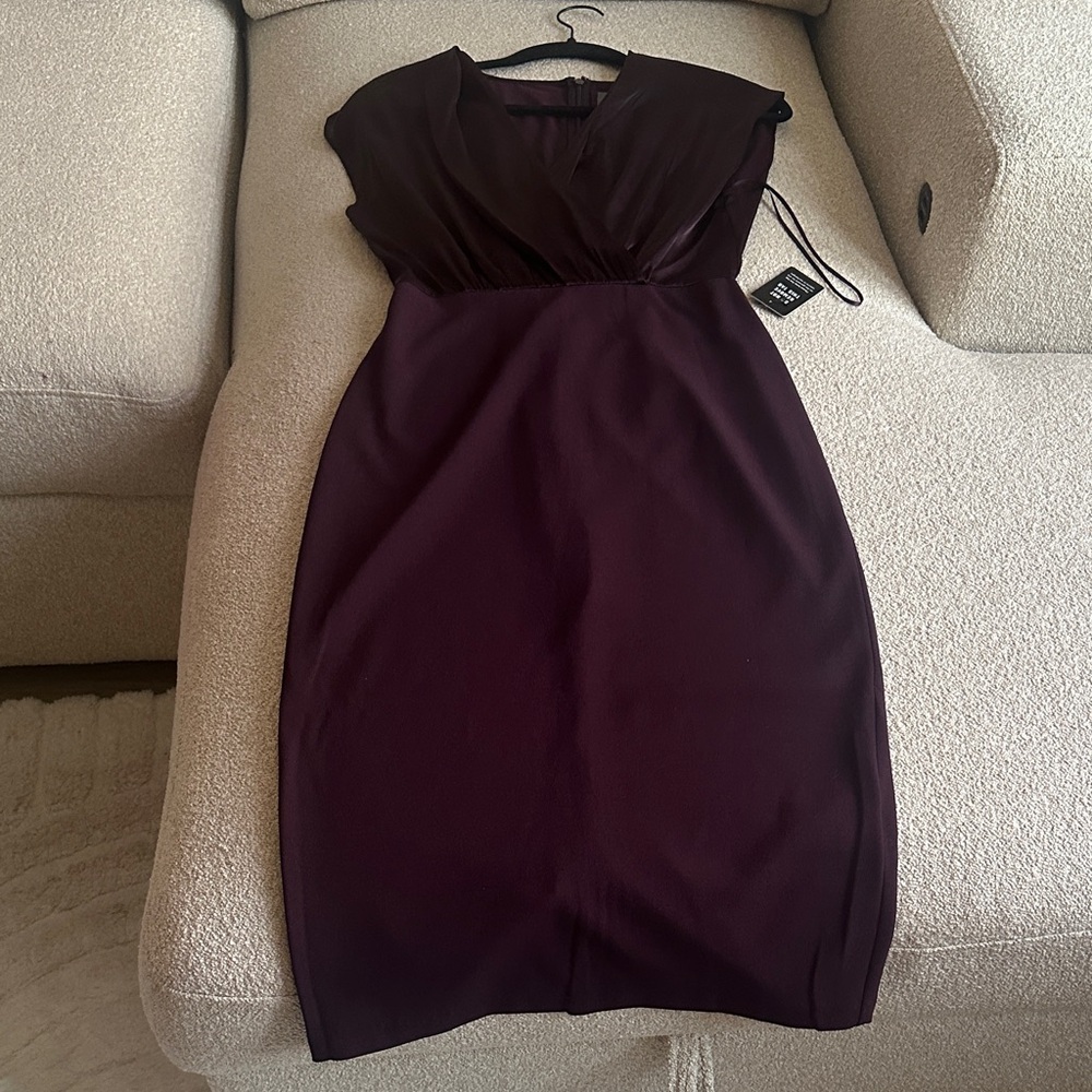 Express Deep Purple Midi Dress